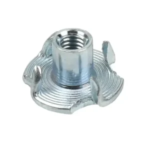 Einschlagmuttern Verzinkt Gewinde Einschlaggewinde Holz Muttern 4 Spitzen M4 x 8 mm