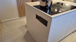 Einbausteckdose schwarz 3 fach