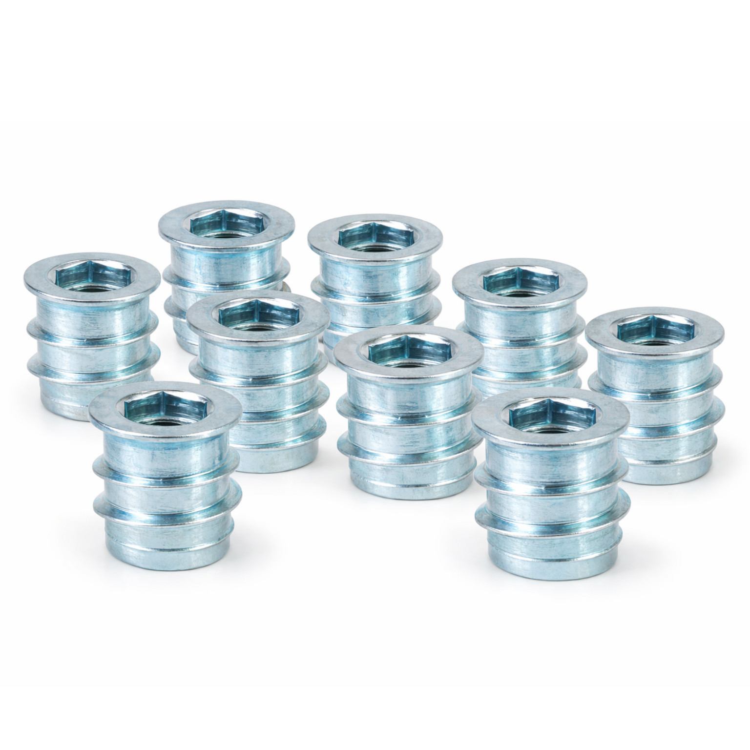 Einschraubmutter M5 10x12 verzinkt