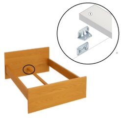 Einhängebeschlag Bett