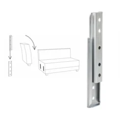 Sofa-Verbinder Stecksystem 130 mm verzinkt