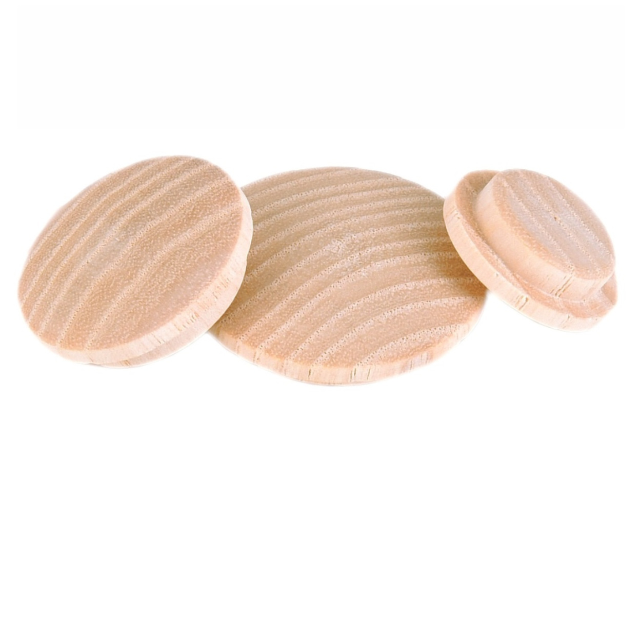 Abdeckkappen Esche Blind-Bohrung