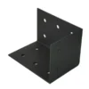 bettwinkel mit bohrungen – schwarz pulverbeschichtet – 70x104 mm
