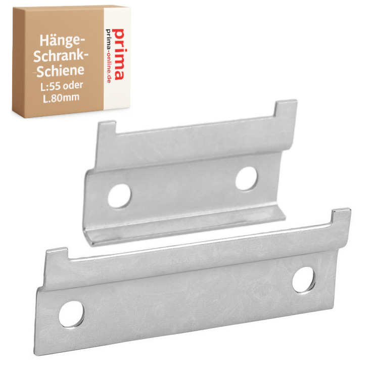 Schrankaufhängeschiene 55 mm 80 mm verzinkte Montageschiene für Hängeschrank