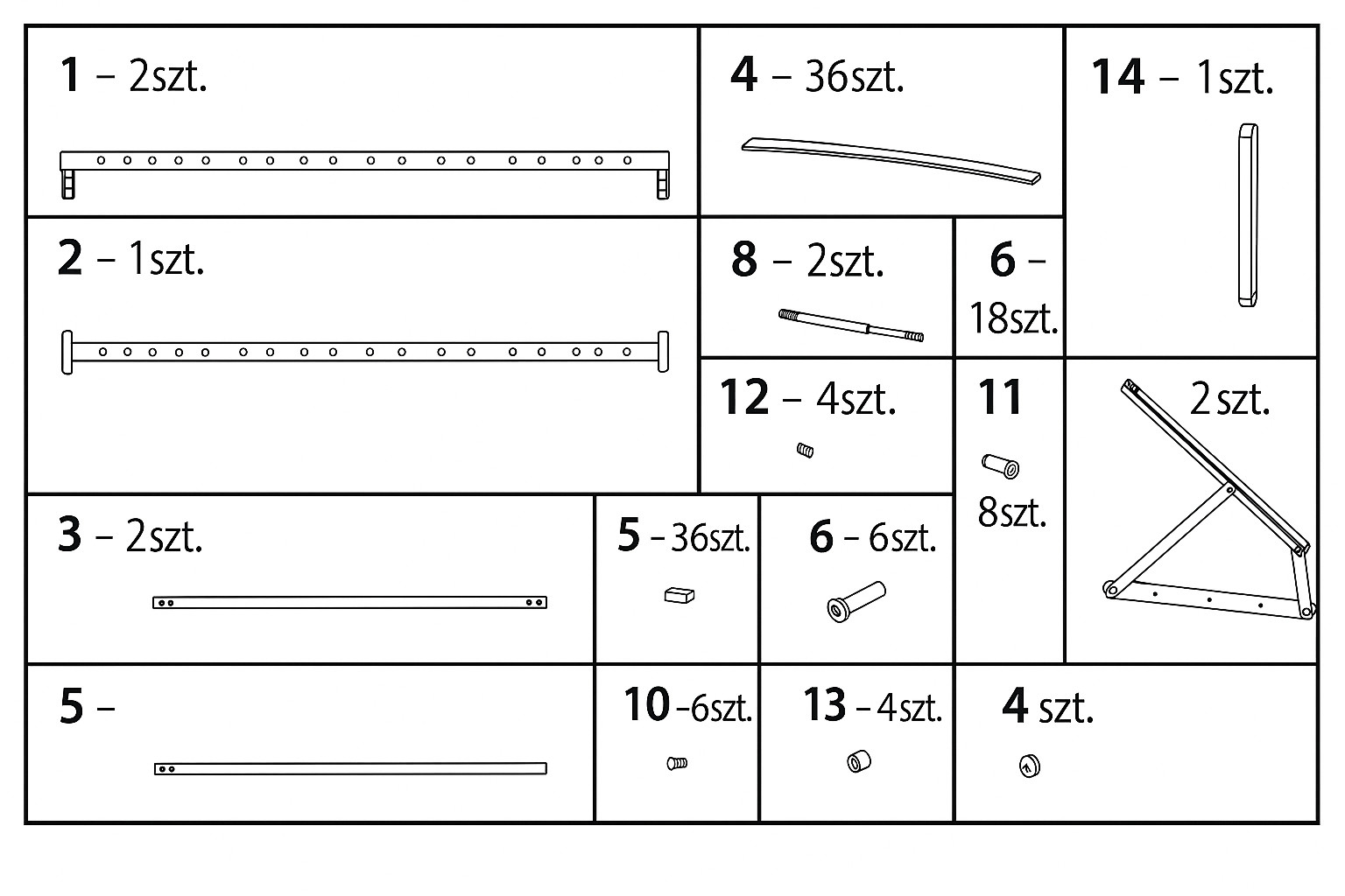 lieferumfang Lattenrost 120x200 mit Bettkastenfunktion