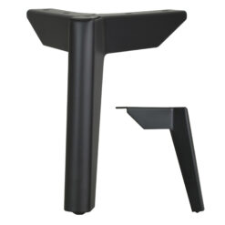 möbelfuß schwarz matt 150