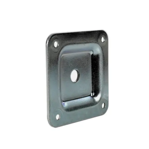 Befestigungsplatte für Möbelfüße Typ 2 mit Zentralloch Ø 8,5 mm