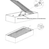 Lift Lattenrost 90×200 cm mit Springaufbeschlag