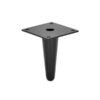Metallfüße Schrankfuß aus Metal Sofafuß aus Stahl Vitrinenfuß Beine gerade Höhe 10cm 15cm 18cm 23cm Schwarz matt