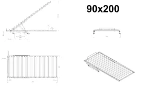 Lift Lattenrosts 90x200