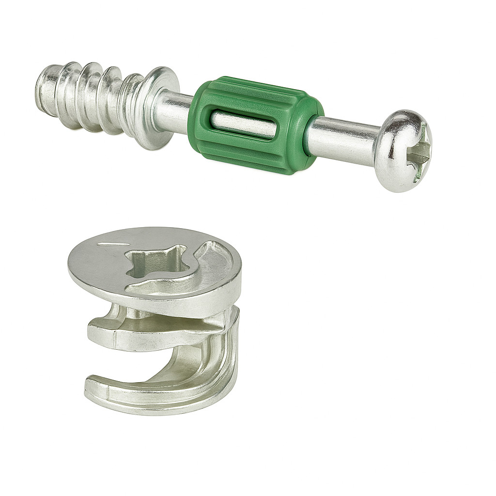 Exzenterverbinder 15 mm mit Einschraubdübel 6x11 mm A165