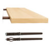 Set 1/10/50 Stück – unsichtbare Regalhalterung 10x145 mm