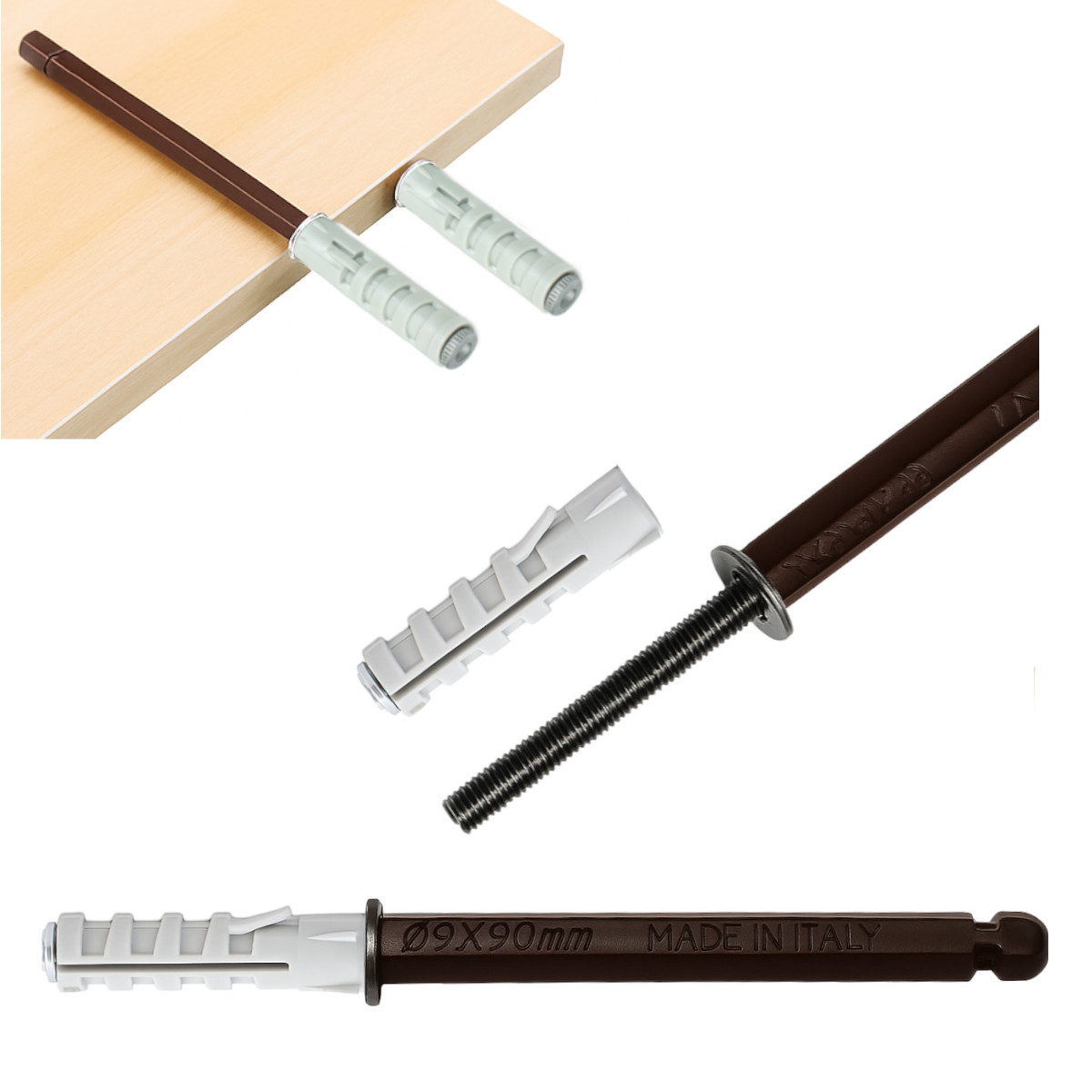 Regalhalterung unsichtbar 9x90 mm