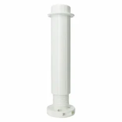 Möbelfuß verstellbar 15-25cm Bettfuß Bettfüße aus Kunststoff Bettfuße / Stützfuße mit Höhenverstellung Weiß