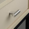 Knopf Schrank silber
