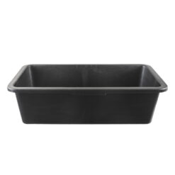 mörtelkasten 40 liter rechteckig schwarz kunststoff