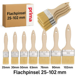 Präziser Flachpinsel für Lacke und Lasuren