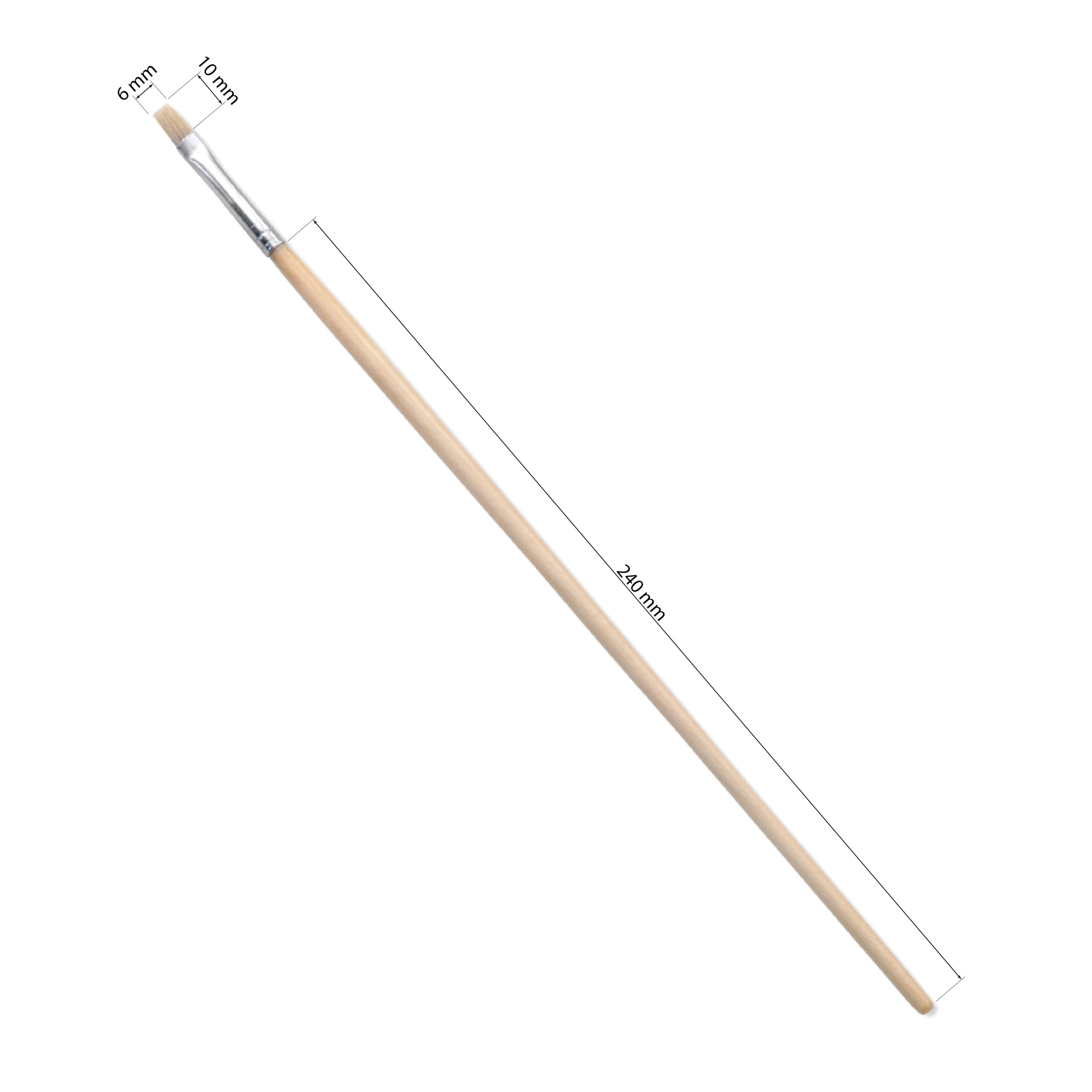 Lackierpinsel 6 mm abmessungen