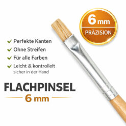 Lackpinsel klein 6 mm