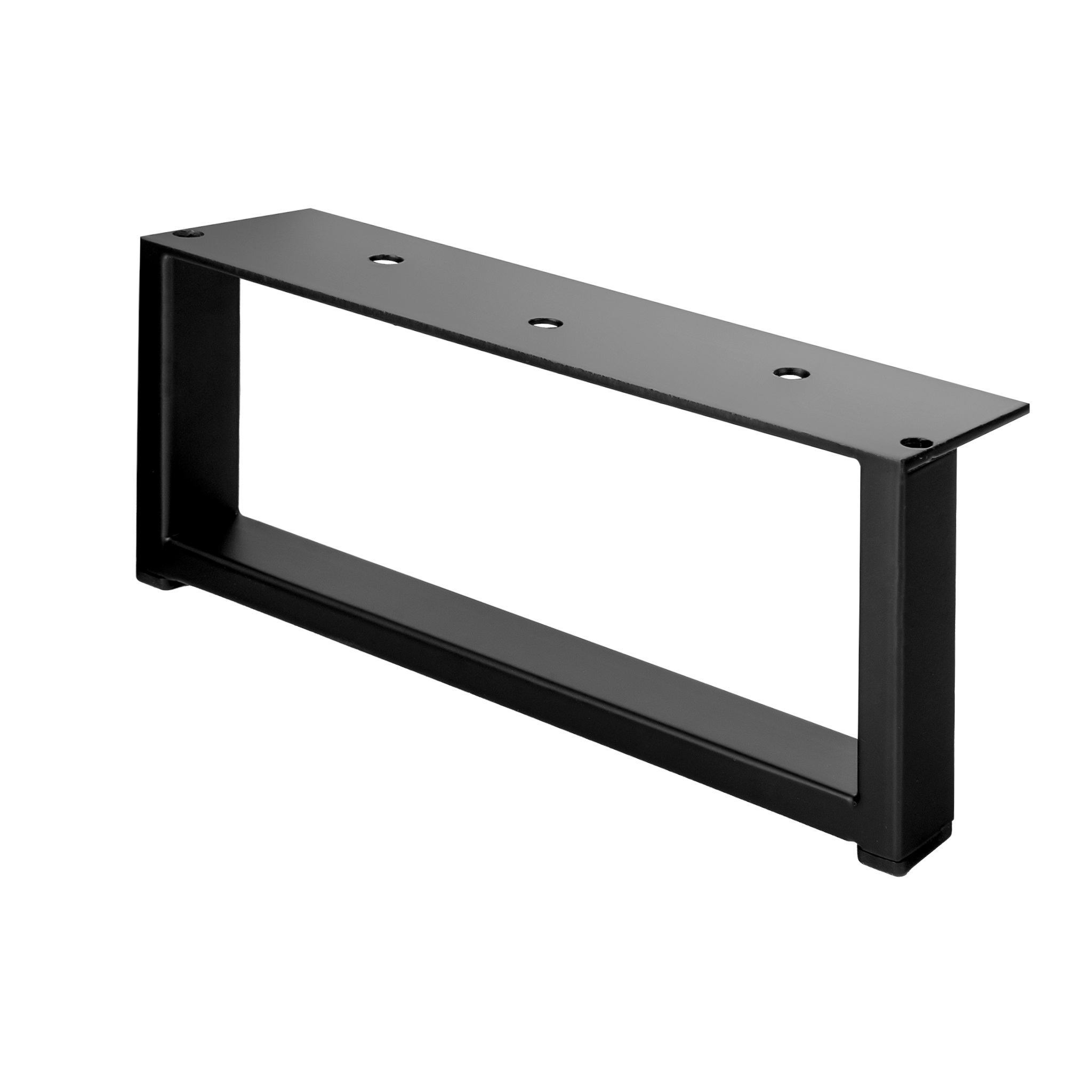 Möbelbein schwarz matt