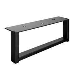 Möbelbein schwarz rechteckig