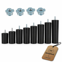 Kunststoff Möbelbeine Durchmesser 50 mm mit Einschlagmuttern