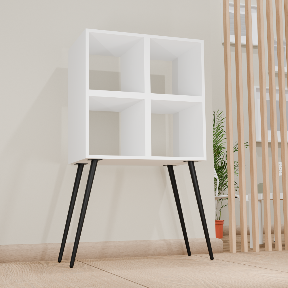 tischbein pulverbeschichtet schwarz