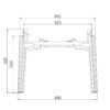 Ergonomische Metallbasis für Stühle – hohe Stabilität und ästhetisches Design.