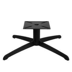 Metall Stuhlbasis in mattem Finish – langlebig und pflegeleicht für moderne Räume.