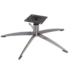 Metall Stuhlbasis für Drehstuhl in Dunkles Nickel: Hochwertige Stuhlbasis aus Metall, ideal zur Reparatur von Drehstühlen, langlebig und stabil.