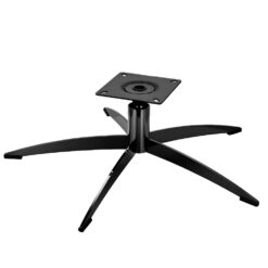 Metall Stuhlbasis für Drehstuhl in Schwarz Matt: Hochwertige Stuhlbasis aus Metall, ideal zur Reparatur von Drehstühlen, langlebig und stabil.