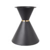 Schwarz-Mattes Metall-Tischgestell (Small) Elegantes, matt-schwarzes Tischgestell in der Größe Small mit rutschfesten Gummifüßen und schlichtem, robustem Design, perfekt für moderne Wohn- und Büroräume.