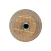 Zeitloser Holzknopf mit einem Durchmesser von 25 mm, passend zu skandinavischen Möbeln.