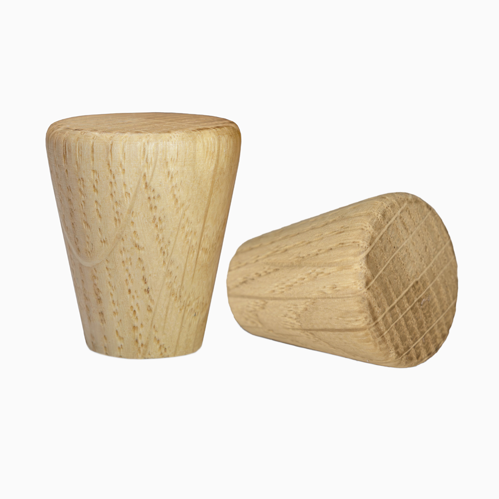 Holz Möbelknopf Ø25 mm Eiche