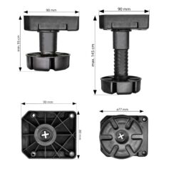 schranksockel füße abmessungen