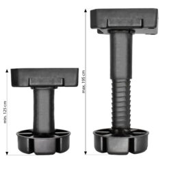 sockelfüße 125 195 mm