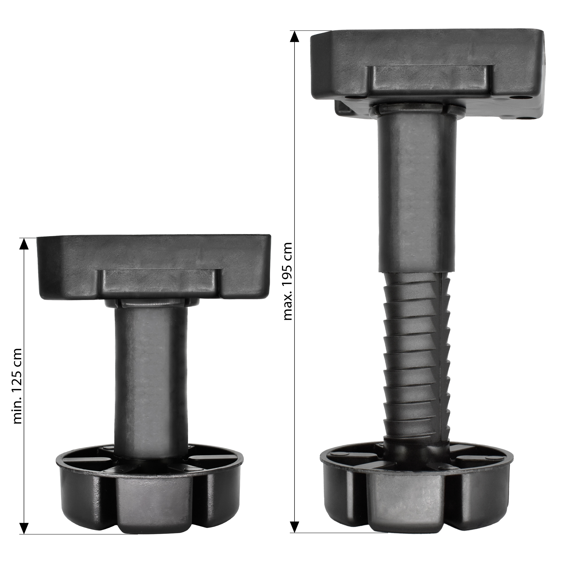 sockelfüße 125 195 mm
