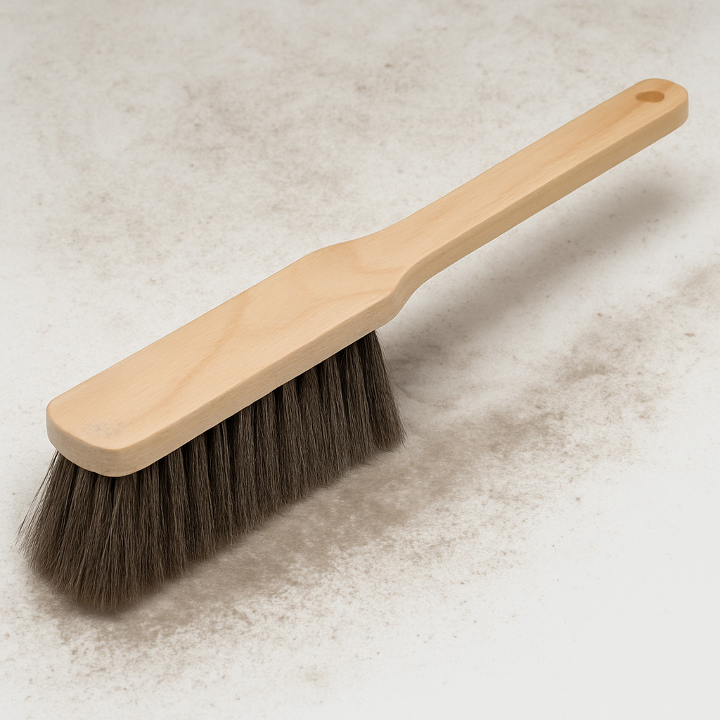 Handfeger aus Buchenholz mit Mischborsten 36 cm