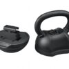 Nahaufnahme des gusseisernen Kerns der Kettlebell