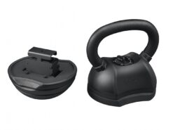 Nahaufnahme des gusseisernen Kerns der Kettlebell