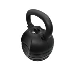 Benutzer führt Kettlebell-Swing mit verstellbarer Kettlebell aus