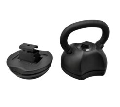 Alle Gewichtsplatten der verstellbaren Kettlebell im Überblick