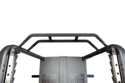 Gesamtansicht der Fitnessstation mit allen Anbauteilen