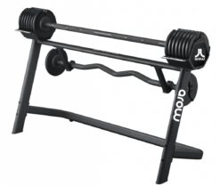 Curlstange mit einem Gewicht von 6,75 kg – ergonomisch geformt für effektives Bizepstraining.