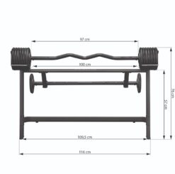 Langhantelstange Abmessungen