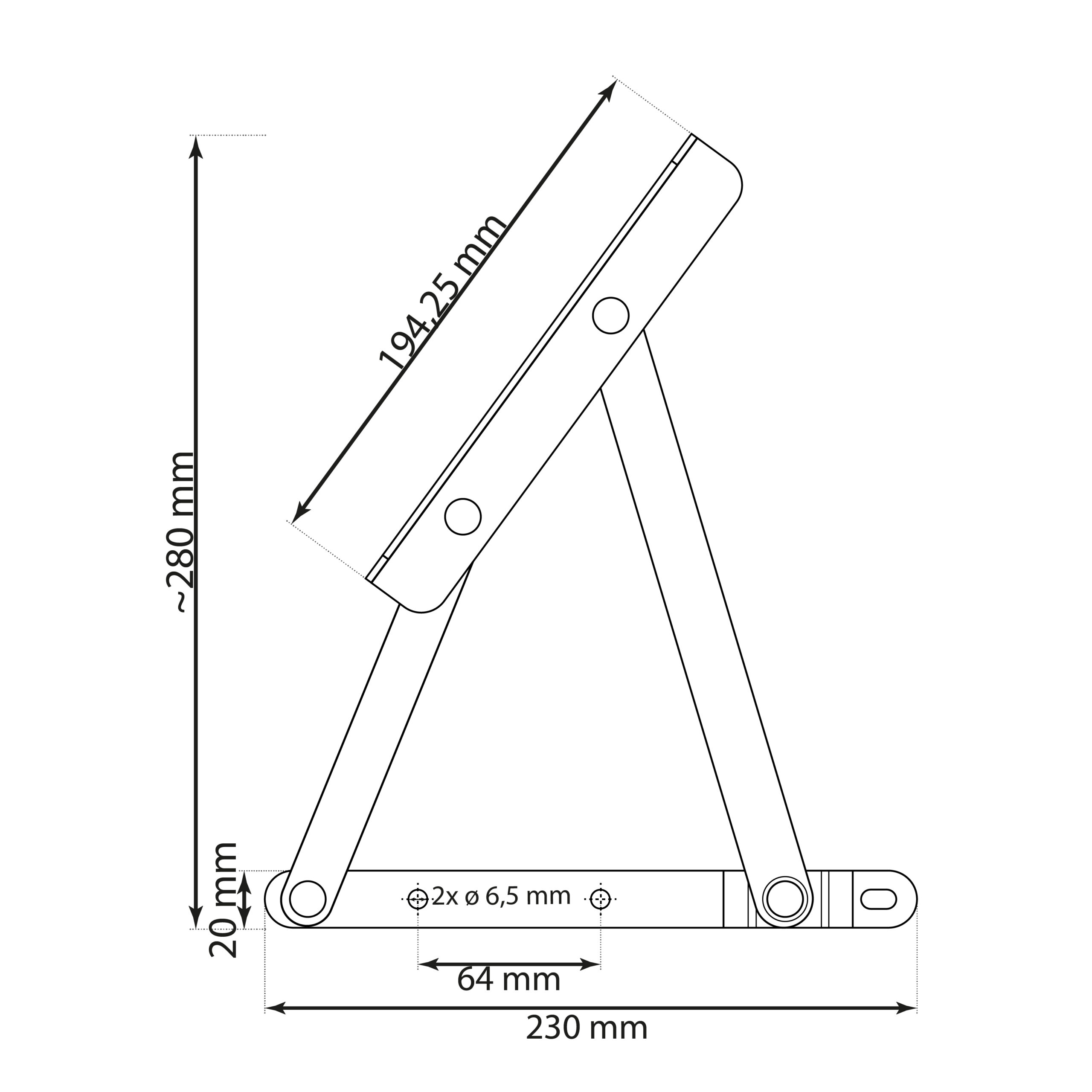 Bettkasten Liftbeschlag