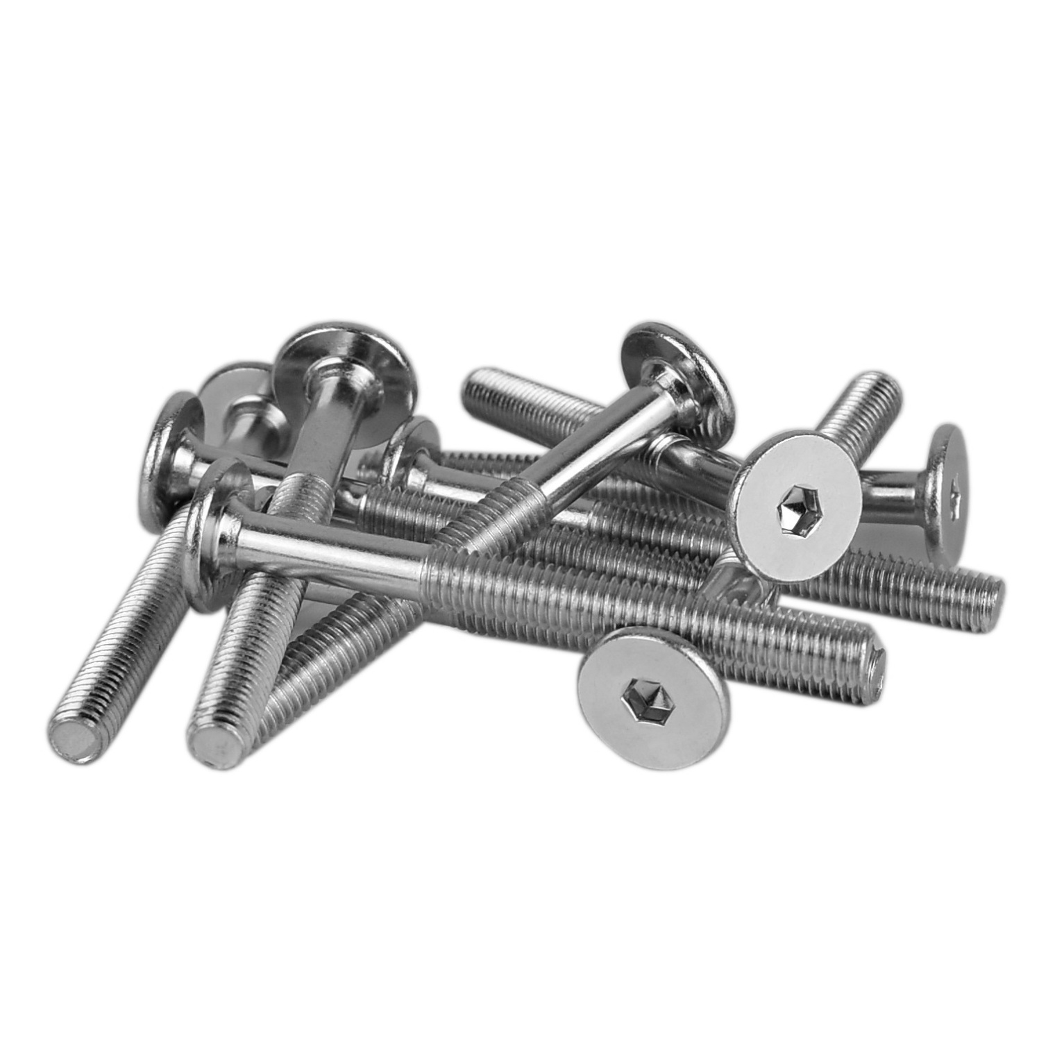 Lieferumfang Flachkopfschrauben M6 verzinkt