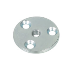Montageplatte rund M8 Stahl verzinkt