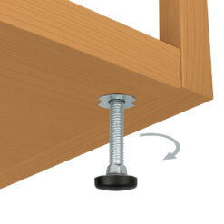 Möbelfüße M8, verstellbare Füße, Schraubfüße, Nivellierfüße, Verstellschraube, Maschinenfüße, Möbelversteller