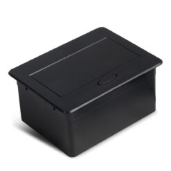 Einbausteckdose 2x230V Schwarz Matt Küche Möbel